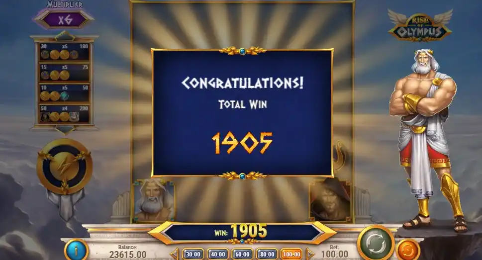 Liknande Slots som Rise of Olympus