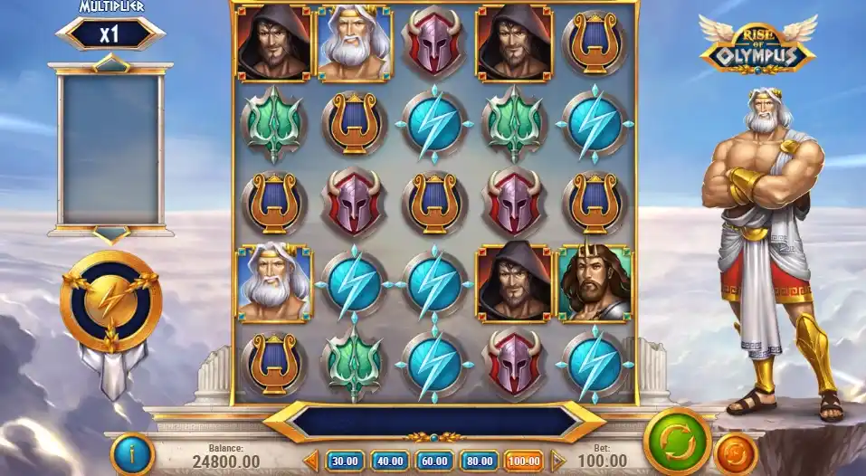 Spela Rise of Olympus med Riktiga Pengar - Bästa Casinon i Sverige